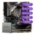 Kit Upgrade Gamer Amd Ryzen 5 5500 + B450m + 16gb Ddr4 Cor Preto