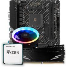 Kit Upgrade Gamer, Processador AMD Ryzen 5 5500 + A520M + 16GB DDR4