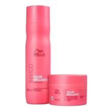 Kit wella invigo color brilliance: shampoo 250ml e mascara 150ml