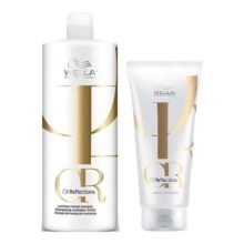 Kit Wella Oil Reflections Shampoo 1 L + Condicionador 200ml