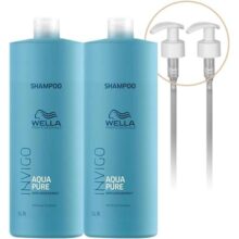 Kit Wella Professionals Invigo Balance Aqua Pure Shampoo Extra e Válvula (4 Produtos)