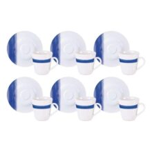 Kit Xícara E Pires De Café Soho 12 Peças 70ml Tramontina