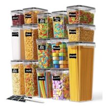 Kit14 Pote Hermético Qd Resistente Cozinha Dispensa Alimento