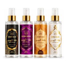 Kits 4x Body Splash Arabe Deocolonia Perfume Desodorante Corporal Soul Allibah Rouge Luxury Black Attaff Rose Royal Blanc 200ml