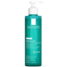 La Roche-posay Effaclar Gel Alta Tolerância. Limpeza Facial. Limpa a Pele Suavemente Reduzindo a Oleosidade e Eliminando o Brilho. Pele Oleosa e Sensível. Caprylyl Glycol, Glicerina, PCA de Zinco.