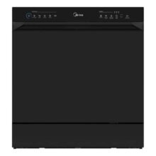 Lava Louças 8 Serviços Preta Touch Plus Midea Preto