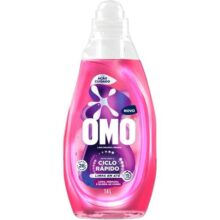 Lava-Roupas Líquido Omo Ciclo Rápido Ação Cuidado Frasco 1,4l