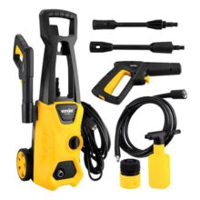 Lavadora De Alta Pressão C/ Jato Vap Regulável Hlx1600 Tekna Cor Amarelo Frequência 60Hz
