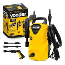 Lavadora de alta pressão Vonder Leve LAV1300 68.64.130.001 amarela de 1.3kW com 90bar de pressão máxima 220V – 60Hz