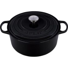 Le Creuset Panela Redonda 28 cm Ferro Fundido Esmaltado Signature Black Onyx