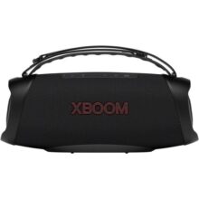 LG Xboom Go XG8T – 60W+60W RMS Iluminação Lateral IP67 15h de Bateria Woofer (x1) e Tweeters (x2)