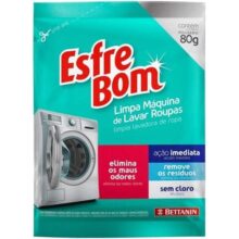 Limpa Máquina de Lavar Roupas Sachê de 80 g, Linha EsfreBom, Bettanin.