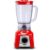Liquidificador Arno Power Mix 700W LQ18, Vermelho, Jarra de 2,4L, 4 Lâminas AFIAMAX 18% Mais Afiadas, 3 Velocidades, Alta Durabilidade e Desempenho Su