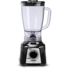 Liquidificador Arno Power Mix 700W LQ19, Preto, Jarra de 2,4L, 4 Lâminas AFIAMAX 18% Mais Afiadas, 3 Velocidades, Alta Durabilidade e Desempenho Superior, 110V