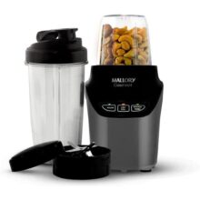 Liquidificador e Processador Mallory Gourmet – 1000W, 6 Lâminas em Aço Inox, Tritura Gelo, Painel Easy Touch, 2 Copos Tritan com Tampas – 220V