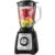Liquidificador MONDIAL 1400W, 110V | Turbo Glass, Jarra de Vidro, Preto/Inox, L-1400 GI