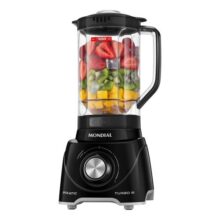 Liquidificador Mondial 3 Velocidades Preto/cinza 550w L-93-BG Cor Preto 127V