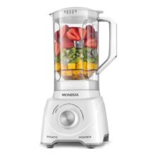 Liquidificador Mondial Pratic Power L-97-W 2 Velocidades + Pulsar 550W Branco – 110V