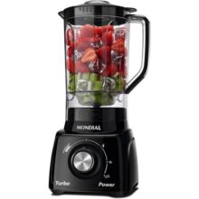 Liquidificador Mondial, Turbo Power 550W, 220V, Preto, 2,2 L – L-99 FB