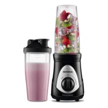Liquidificador portátil Mondial Personal Blender DG-01 750 mL preto e prata com jarra de plástico 127V – Inclui 1 acessórios