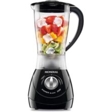 Liquidificador Power 2 Black, Mondial, Preto/Prata, 550W, 110V – L-28