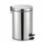 Lixeira Inox 12L com Pedal e Tampa Redonda 40cm Abertura Sem Mãos Compacta para Cozinha Banheiro Escritório Fácil Limpeza