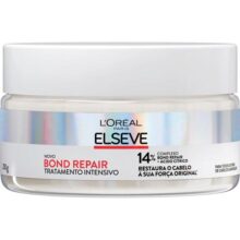 L’Oréal Paris Elseve Bond Repair Máscara de Tratamento Intensivo, com Ácido Cítrico e Glicina, Repara Ligações Capilares Quebradas, Reconstrução Profunda de Fios Danificados, 200g