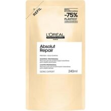 L’Oréal Professionnel Serie Expert Absolut Repair, Shampoo Reconstrutor para Cabelos Danificados e Finos Refil com Quinoa Dourada, Reparação Profunda