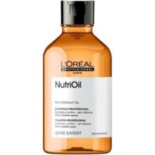 L’Oréal Professionnel Shampoo NutriOil, Para nutrição e brilho, Enriquecido com óleo de coco, com textura leve e para todos os tipos de cabelo, Cabelos mais macios e com muito mais brilho, 300ml