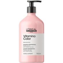 L’Oréal Professionnel Shampoo Vitamino Color, Protege e Preserva a Cor do Cabelo, Previne Danos, Adiciona Luminosidades aos Fios, 750ml