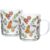 LYOR – Conjunto 2 Canecas Amor e Flor 220ml Vidro