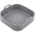 LYOR – Forma Quadrada de Silicone para Air Fryer Cinza 20Cm x 7Cm