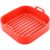 LYOR – Forma Quadrada de Silicone para Air Fryer Vermelha 20cm x 7cm