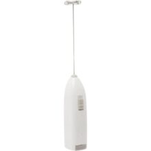LYOR – Mini Mixer Elétrico para Bebidas – Inox e Plástico Branco
