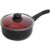 LYOR – Panela de Indução com Tampa de Vidro 16cm Vermelha Alumínio com Revestimento Cerâmico