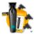 Máquina De Acabamento Corta Cabelo Profissional Kemei 2299 P Preto 127/220v