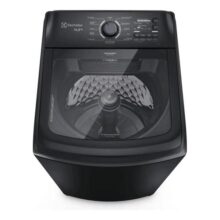 Máquina De Lavar Electrolux 14,5kg Cesto Inox Lep15 Preto 127v