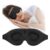Mascara De Dormir Tapa Olho Para Dormir Viagem 3d Blackout Espuma Macia E Confortável Preto