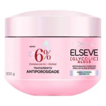 Máscara De Tratamento Elseve Glycolic Gloss Antiporosidade 300g