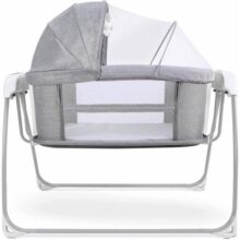 Mastela Berço Techno Bluetooth Cinza Escuro, Modelo: 8901