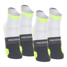 Meia Poliamida Corrida Lupo Cano Curto Dry Anti Bolha 3pares