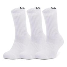 Meia Under Armour Core Cotton Cano Alto Kit Com 3