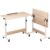 Mesa ajustável dobrável, mesa de notebook lateral com ajuste de altura (Nogueira-Flip)