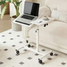 Mesa Ajustável Dobrável, Mesa De Notebook Lateral Com Ajuste De Altura
