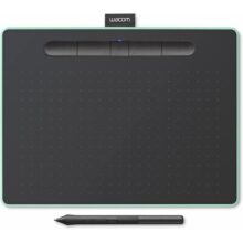 Mesa Digitalizadora Wacom Média Bluetooth Verde Intuos – CTL6100WLE0, Preto