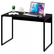 Mesa Escrivaninha Industrial Cabe Em Qualquer Lugar Preto 90 Cm Apartamento Escritório Preto Bee Concept Home
