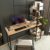 Mesa Escrivaninha Industrial Laminado Com Preto 5 Prateleiras Design Moderno Modelo Para Home Office Mod: Athenas Shoop