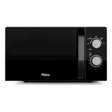 Micro-ondas Philco 20L Preto Painel Mecânico PMO23M