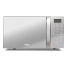 Micro-ondas Philco Pmo123 Capacidade 20 Litros 1100w Branco Espelhado Função Tira Odor