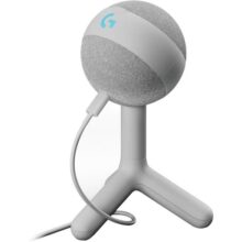 Microfone Condensador Gamer Logitech G Yeti Orb com RGB LIGHTSYNC Captação Cardioide Conexão USB Plug and Play para